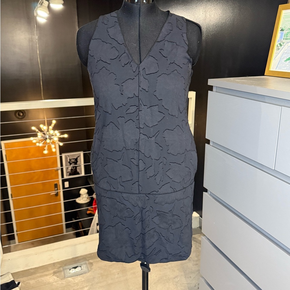Rag and Bone Navy linen floral dress